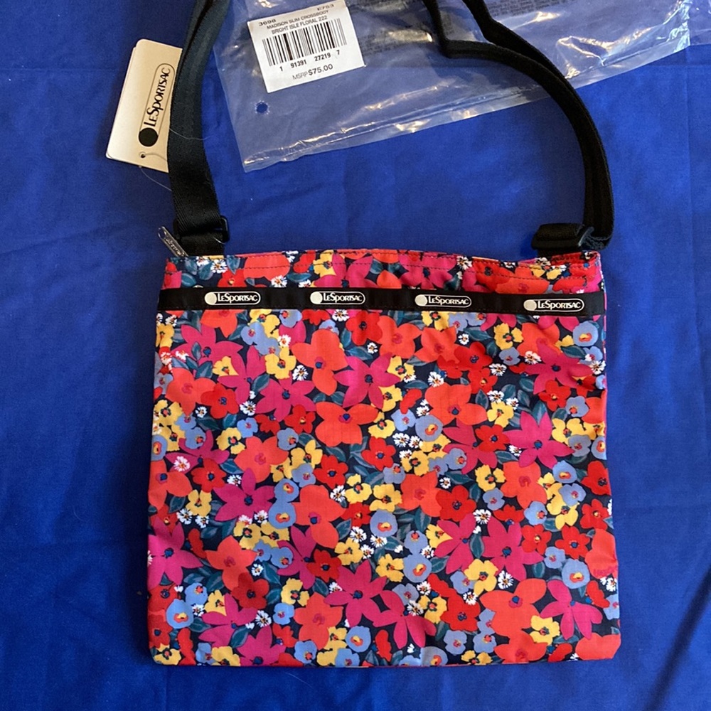LeSportsac Madison Slim Crossbody Bright Isle Floral